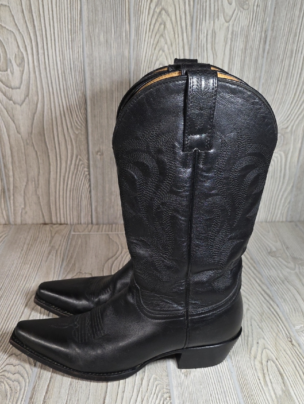 Shyanne Gemma Western Leather Cowgirl Boots Snip Toe Womens Size 8.5 - Picture 4 of 15